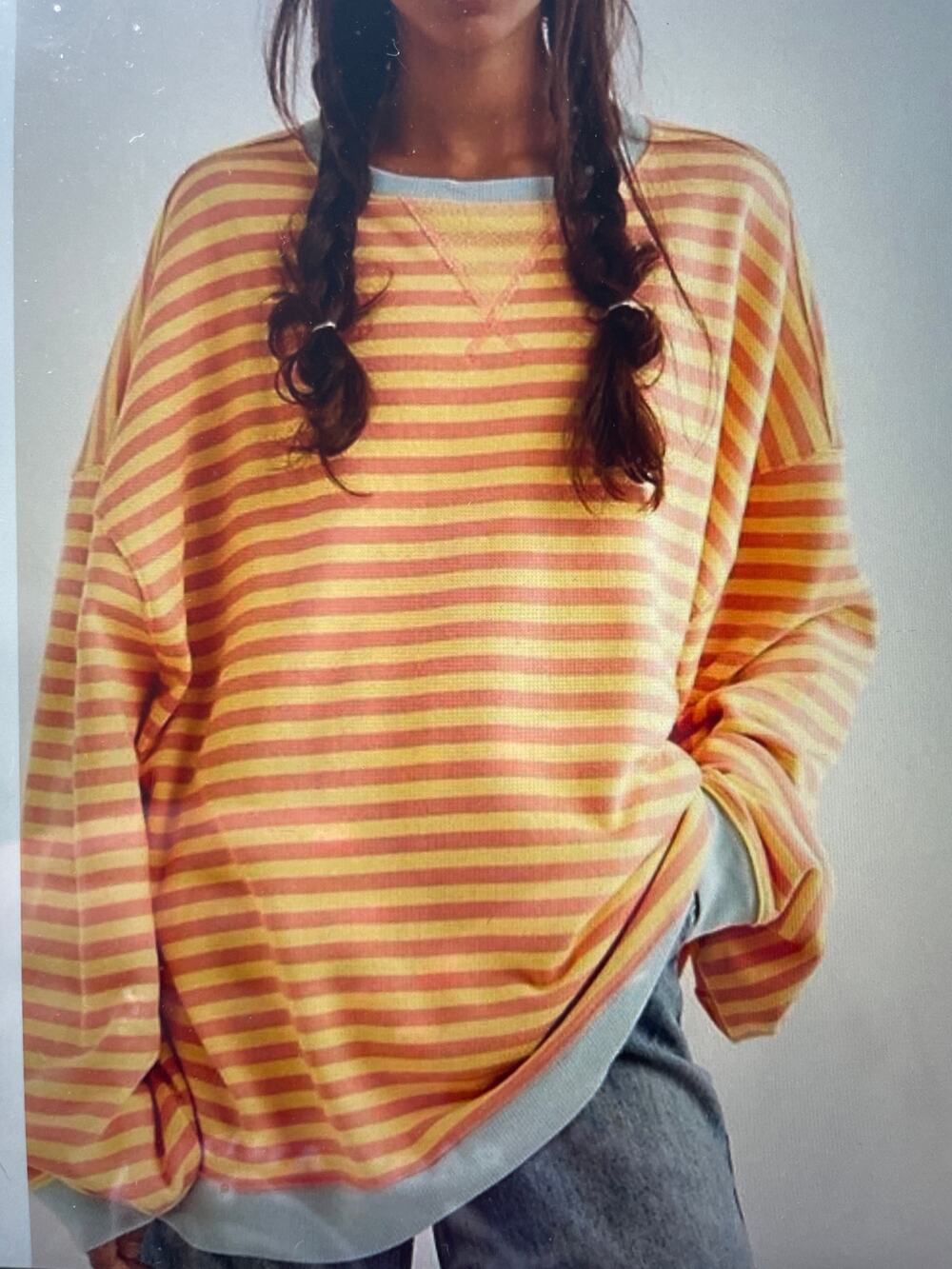 Free People We The Free Oversized Sweatshirt - Size L